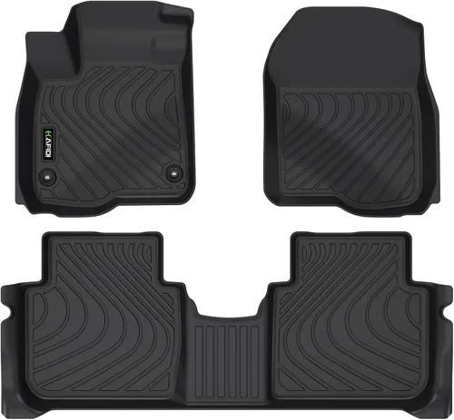 Miniatura 28 de HAFIDI® - Tapetes para auto con almacenamiento debajo del asiento, para todo clima, antideslizantes, de elastómero termoplástico, para la primera