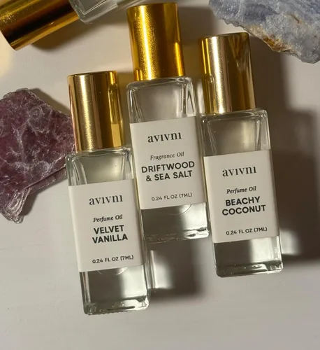 Miniatura 6 de Avivni Ámbar sándalo – Aceite de fragancia de lujo unisex, ingredientes limpios Perfume RollOn (0.24 oz – 0.2 fl oz), ámbar cálido y sándalo