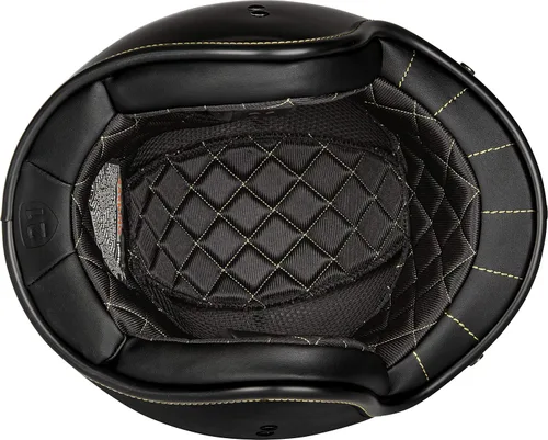 Miniatura 3 de .38 Casco retro NEGRO MATE XL