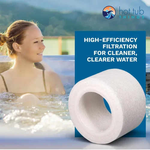 Miniatura 5 de 6540-502 Hot Tub Things Cartucho de filtro de repuesto para spas Sundance (2002-2024), tecnología MicroClean, captura aceites y residuos finos