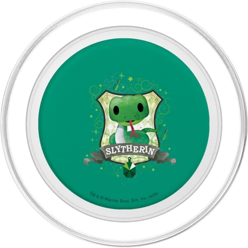 Miniatura 2 de Harry Potter Acuarela Slytherin Crest PopSockets MagSafe PopGrip para iPhone