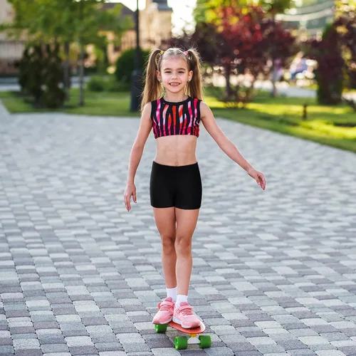 Miniatura 5 de Ruisita Paquete de 5 pantalones cortos de baile para niñas