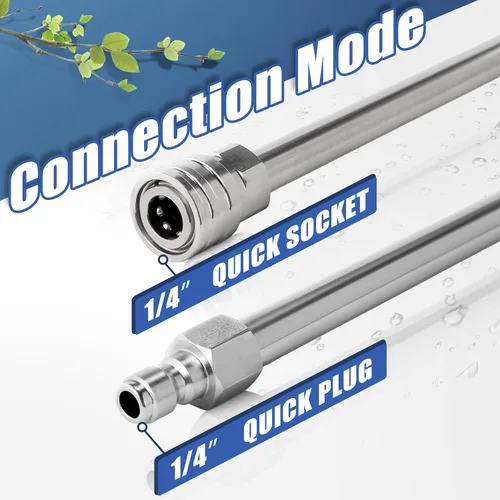 Miniatura 2 de RIDGE WASHER Extensión de varita para lavadora a presión, lanza de repuesto para lavadora a presión de 120 pulgadas, varita extensora para lavadora