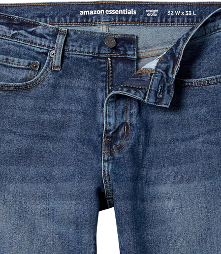 Miniatura 6 de Tienda Essentials Jeans elásticos de corte recto para hombre