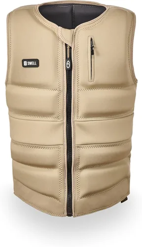 Miniatura 23 de Chaleco de neopreno Wakesurf Comp para hombre, diseñado exclusivamente para Wake Surf, pero ideal para todas las demás actividades de deportes Peltre