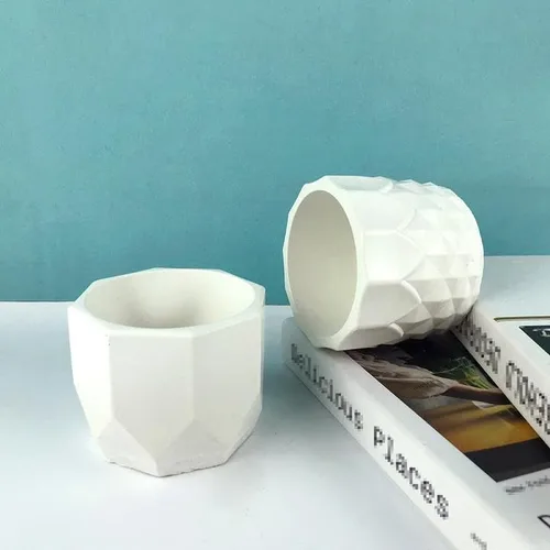 Miniatura 5 de Molde de silicona para florero, moldes de resina para florero, molde de resina para hacer manualidades, florero, decoración del hogar Estereoscópico