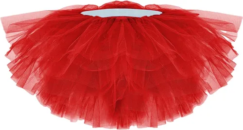 Miniatura 4 de Tutús para mujeres, faldas de tul tutú para adultos, disfraces para mujeres, 5 capas, faldas tutú para niñas, adolescentes, Halloween, ballet