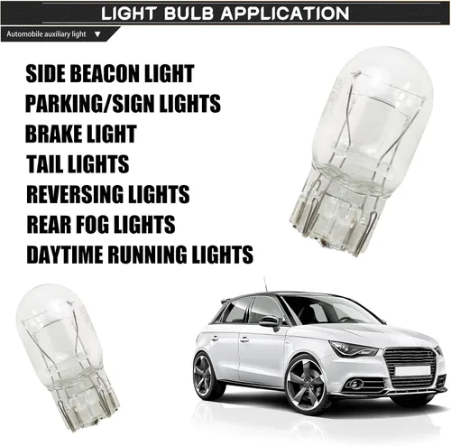 Miniatura 4 de gunhunt Automobive T20 1891/7443 - Bombilla de freno de doble alambre, 12 V, 21/5 W, luz trasera de señal de giro ultrabrillante, indicador DRL