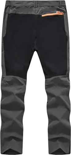 Miniatura 28 de TBMPOY Pantalones cargo de senderismo para hombre, ligeros, impermeables, de secado rápido, pantalones de montaña, pesca, camping