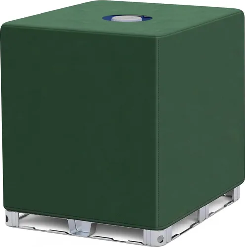 Miniatura 8 de IBC - Funda para barril de lluvia de 1000 litros, tanque de agua al aire libre de 275 galones, sombrilla para jardín, cubierta protectora a prueba