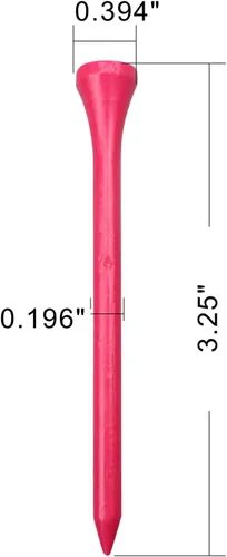 Miniatura 4 de MYKUJA Bamboo Golf Tees Wood Professional Multiple Colors Golf Tees 3-1/4,2-3/4,2-1/8 inch Pack of 50/100 Golf Tee in Package 100 camisetas