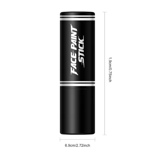 Miniatura 7 de 2Pcs Royal Blue Face Body Paint Stick, Royal Blue Lipstick Makeup Eyeblack for World Cup2026/Baseball/Football/Halloween/Cosplay Party Makeup Cream