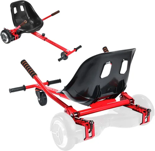 Miniatura 10 de Hishine Accesorio de asiento para aeropatineta de 6.5 a 10 pulgadas, diseño mejorado sin necesidad de correas de velcro, kit de conversión Go Kart