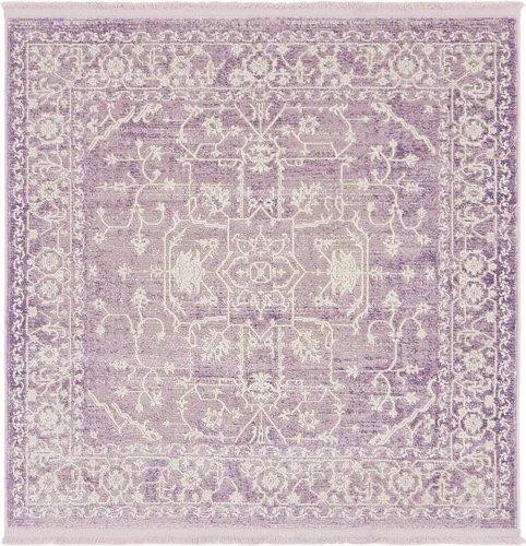 Miniatura 59 de Unique Loom Diseño tradicional clásico intrincado con detalles vintage envejecidos, alfombra de área, 3 pies 3 pulgadas x 5 pies 3 pulgadas, gris