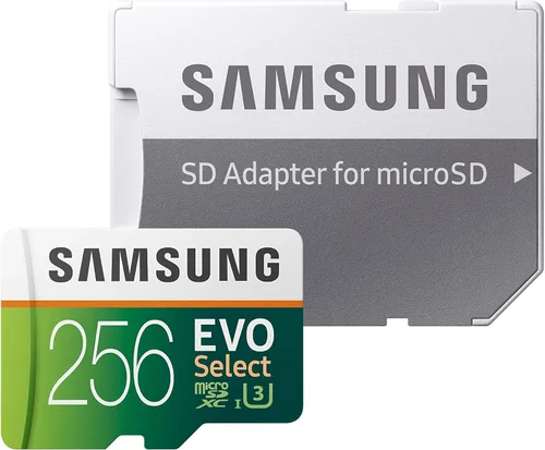 Miniatura 2 de SAMSUNG ELECTRONICS EVO Select 256GB MicroSDXC UHS-I U3 100MB/s Full HD & 4K UHD Tarjeta de memoria con adaptador (MB-ME256HA)