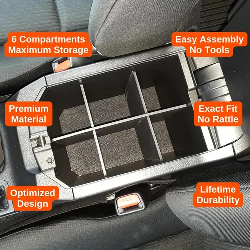 Miniatura 4 de Vehicle OCD - Organizador de consola central para Toyota RAV4 (LE, XLE, Adventure ONLY) (2013-2018) - Fabricado en Estados Unidos