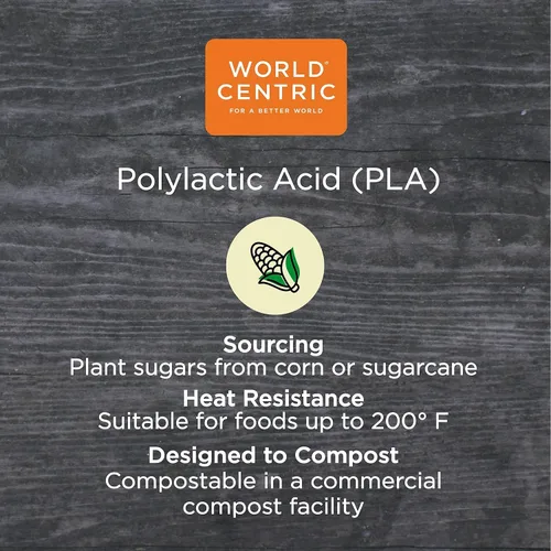 Miniatura 2 de World Centric CP-CS-9Q - Vasos Ingeo 100 % compostables