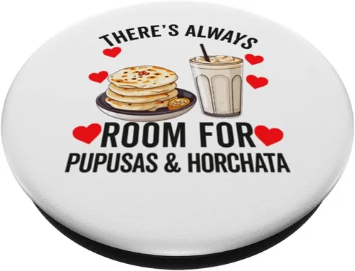 Miniatura 2 de Pupusas & Horchata Salvadoran Women Girl Mujer Salvadorena PopSockets MagSafe PopGrip for iPhone