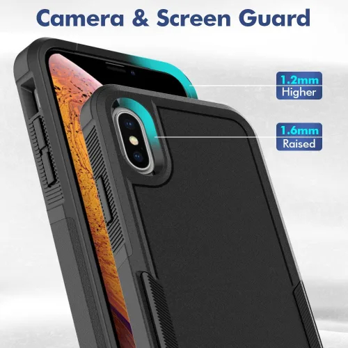 Miniatura 114 de Jeylly Funda para iPhone SE/Funda para iPhone 5S, Exterior de Plástico Duro que Absorbe Golpes + Interior de Silicona de Goma Defensor contra