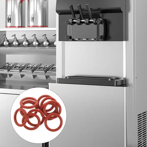Miniatura 8 de BESTOYARD 10 juntas tóricas de silicona para máquina de bebidas para máquina de helados, kit de juntas para evitar fugas y accesorios de mezcla