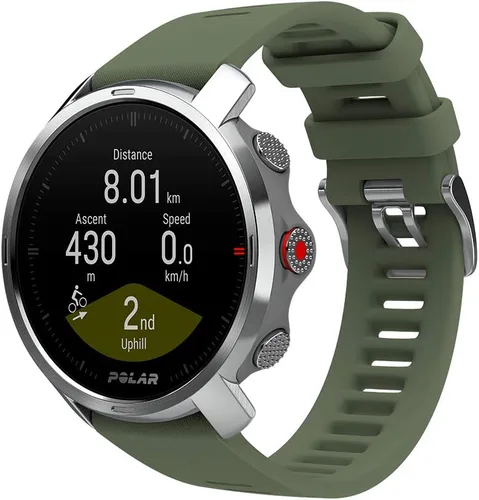 Polar Grit X - Reloj inteligente multideportivo con GPS, batería de larga duración, frecuencia cardíaca basada en la muñeca, durabilidad de nivel