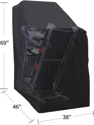 Miniatura 2 de Cubierta grande para caminadora impermeable al aire libre, cubierta para cinta de correr plegable, máquina de correr, equipo de entrenamiento