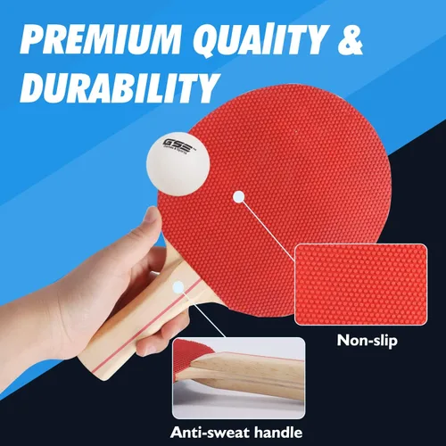 Miniatura 4 de GSE Games & Sports Expert - Red y postes de tenis de mesa retráctil Red de repuesto ajustable de Ping Pong (4 colores) Adjustable, Retractable