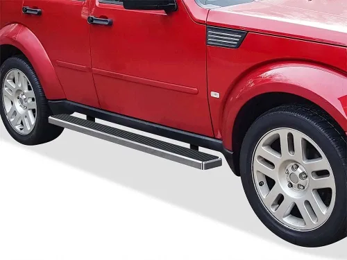 Miniatura 11 de APS Estribos de acero inoxidable 304 pulido de 5 pulgadas, barras Nerf para estribos laterales compatibles con Dodge Nitro 2007-2012 Acero