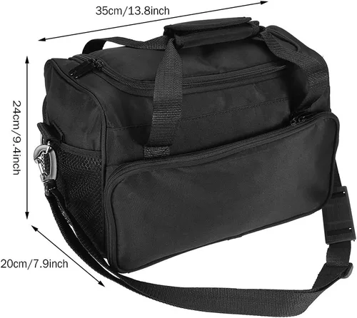 Miniatura 6 de FILFEEL Bolsa de transporte para peluquería, gran capacidad, equipo de peluquería profesional, herramienta de peluquería, bolsa de mensajero