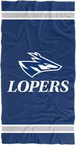 Miniatura 195 de LOGOVISION Manta Abilene Christian University, 30 x 60 pulgadas, logotipo primario CottonFront/PolyBackBeachTowel