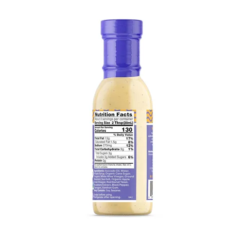 Miniatura 2 de Fody Foods - Paquete de aderezo de ensalada vegano de arce Dijon con certificado bajo en fodmap, receta sensible, apto para dieta cetogénica