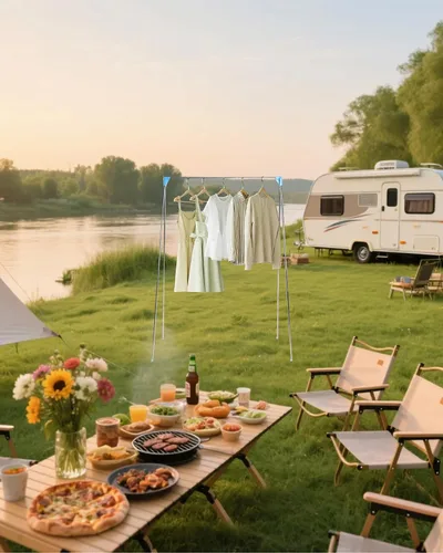 Miniatura 8 de Ligtchser Perchero Portátil de Viaje, Perchero Plegable de Ropa para Baile, Viajes, Camping, Secado, RV, Interior, Exterior. Un Mini Perchero