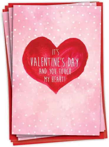 Miniatura 9 de NobleWorks - Paquete de 3 tarjetas de felicitación del día de San Valentín con sobres, divertidos juegos de palabras de amor para hombres y mujeres