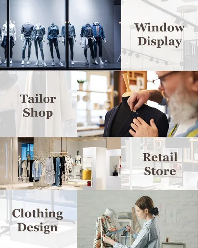 Miniatura 5 de Vestido femenino de medio cuerpo con forma de torso para lencería, soporte de maniquí para exhibición de ropa, tienda al por menor de maniquí