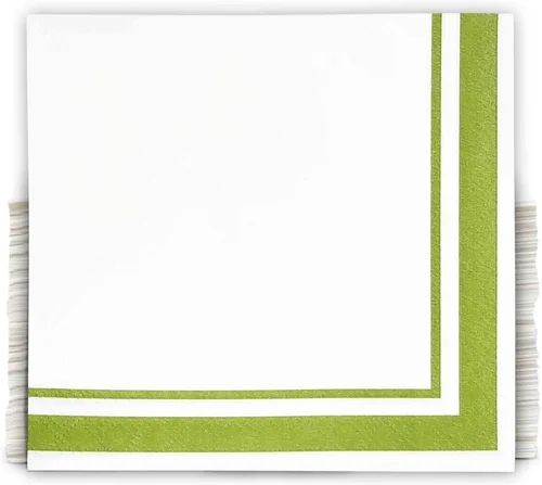 Miniatura 15 de Gift Boutique 100 servilletas doradas y negras de 3 capas de papel de aluminio dorado metálico con rayas desechables para postres de papel