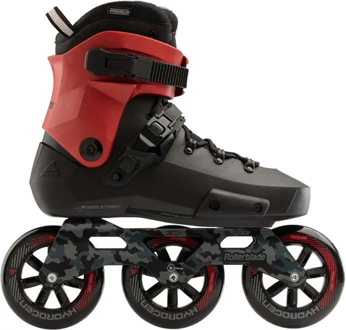 Miniatura 3 de Rollerblade Twister 110 Patines en línea unisex para adultos, color negro/rojo, Urban Performance Patines en línea