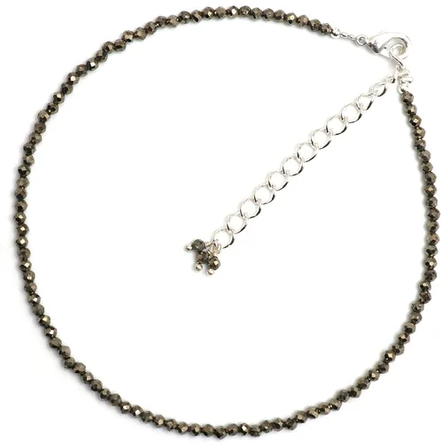 Miniatura 15 de Gempires - Tobillera ligera hecha a mano con cuentas, diseño clásico, hipoalergénica, chapada en plata de 11 pulgadas, regalo único para uso diario