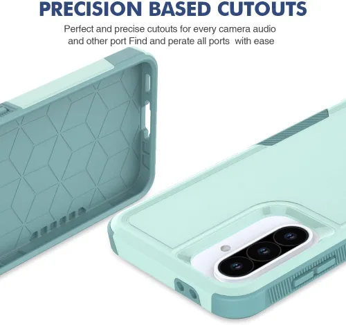 Miniatura 36 de Jeylly Compatible con Samsung Galaxy A22 5G Funda, Funda Samsung A22 5G con 2pcs protectores de pantalla de vidrio templado