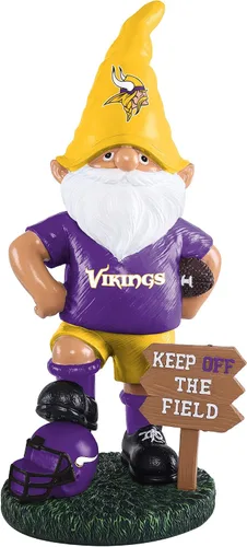 Miniatura 6 de FOCO NFL Unisex-Adult NFL Team Logo Keep Off The Field Garden Statue Outdoor Gnome 8" Color del