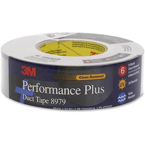 Miniatura 9 de 3M Performance Plus 8979 - Cinta adhesiva resistente, color azul pizarra, 2.835 in x 179.8 ft, 12.1 mil, eliminación limpia de 6 meses, resiste