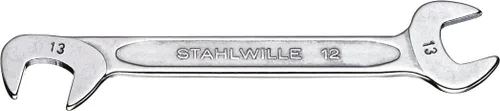 Miniatura 4 de Stahlwille 96400653 Juego de llaves pequeñas de doble extremo abierto ELECTRIC, juego de llaves de 10 piezas en estuche enrollable, posición