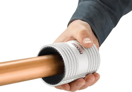 Miniatura 4 de Ridgid 29993 227S Herramienta de escariador de tubo de acero inoxidable, escariador interno/externo de 1/2 pulgada a 2 pulgadas, cromado, pequeño