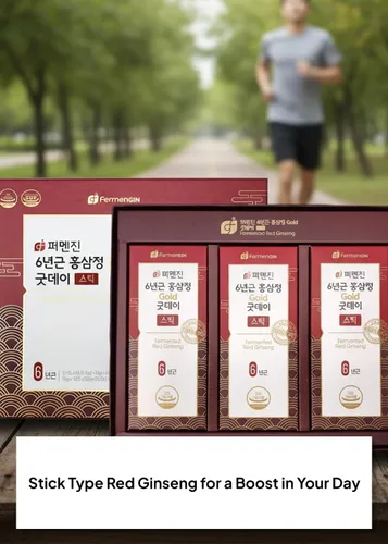 Miniatura 3 de Korean Food - Bebida en barra de ginseng rojo fermentada, 30 unidades (0.35 onzas / 0.35 oz cada una) – Extracto de ginseng diario envuelto