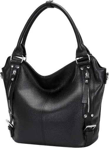Miniatura 2 de Over Earth Bolsos de cuero genuino para mujer, bolso de hombro Hobo para mujer