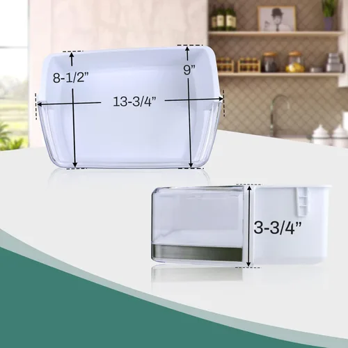 Miniatura 2 de Actualizado DA97-08406A, DA97-08406B/C Organizador para puerta de refrigerador para reemplazar samsung RF4287/RF4289 Puerta lateral derecha