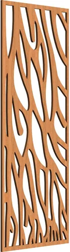 Miniatura 195 de 9 3/8"W x 24 3/8"H x 1/4"T Bristol Decorativos Paneles de Pared de Madera Calado, Cereza