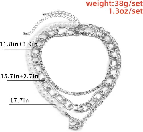 Miniatura 66 de Long tiantian Collares en capas para mujer, joyería occidental para mujer, collar de moneda apilable, collar de país, moderno, bohemio, verano