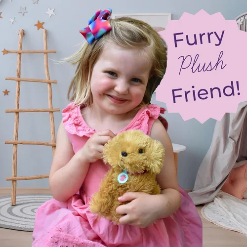 Miniatura 4 de Sophia's Muñeca de 18 pulgadas, Juego de 8 piezas de Cachorro de Peluche Marrón Dorado, Transportadora y Accesorios