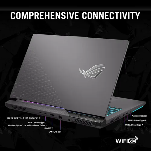 Miniatura 8 de ASUS ROG Strix G17 - Laptop para juegos, 17.3 pulgadas FHD 1920 x 1080 144Hz, AMD Ryzen 9 7845HX, GeForce RTX 4070, 4GB DDR5 RAM, 1TB PCIe M.2 SSD