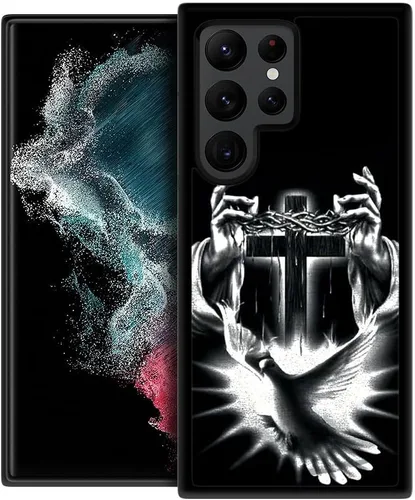 Miniatura 8 de DJSOK Funda para Samsung Galaxy S22 Ultra, diseño de patrón de lujo, a prueba de golpes, resistente, fundas para hombre y mujer, diseño clásico